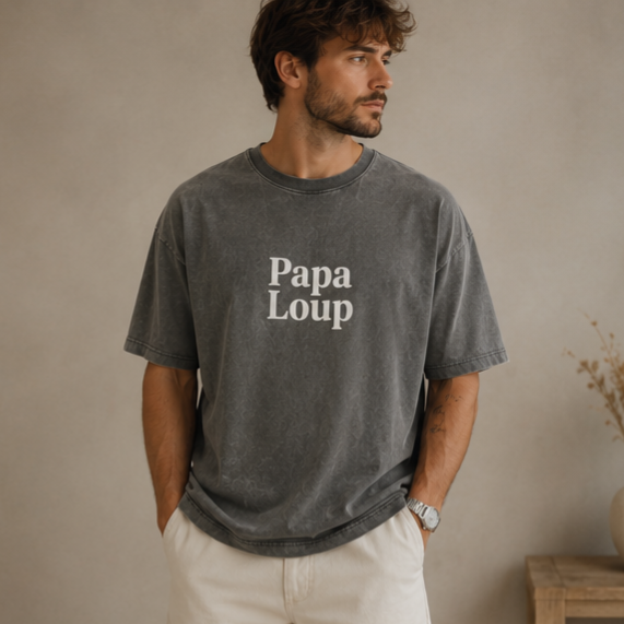 T-shirt Papa Loup
